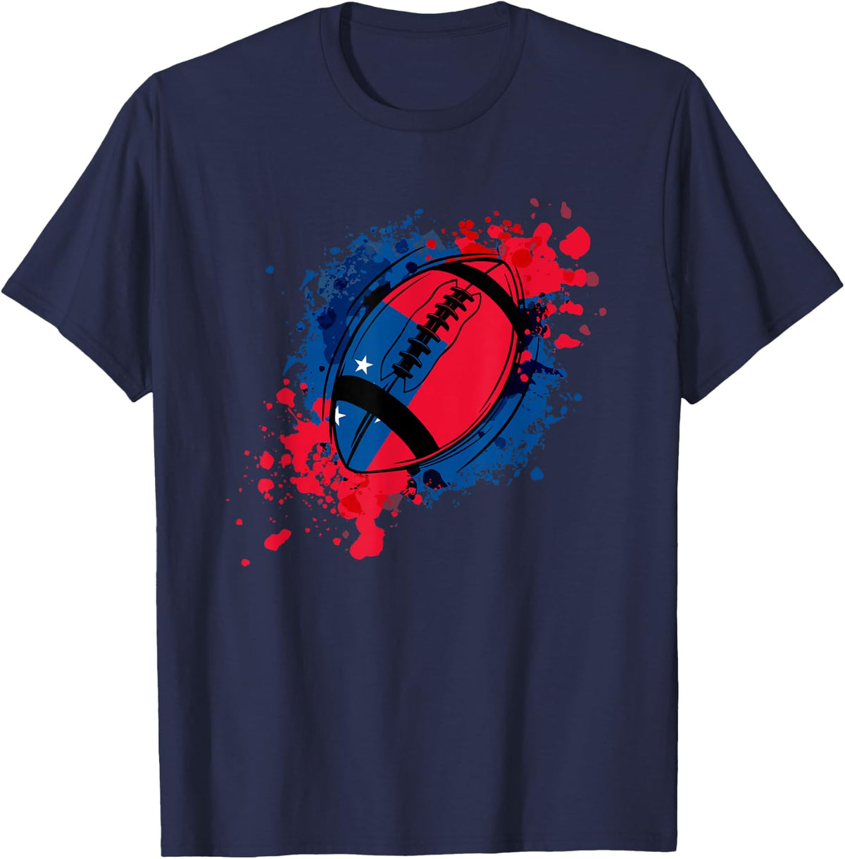 Rugby Enthusiast With Flag Of Samoa T-Shirt - Navy Blue