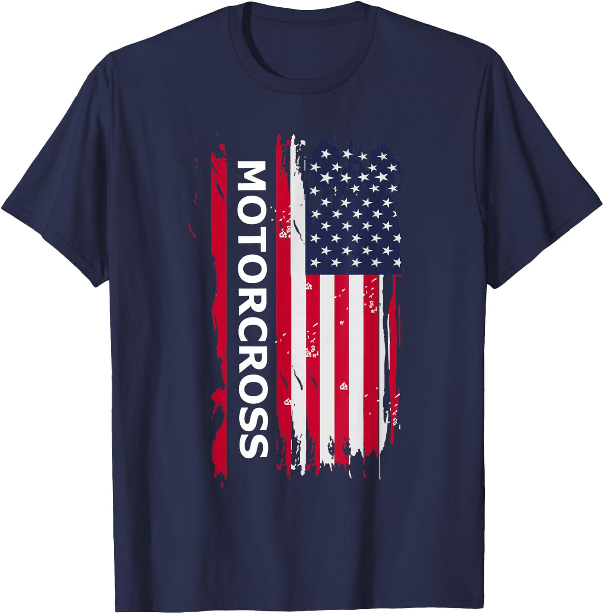 Motobike Motocross T-Shirt - Navy Blue