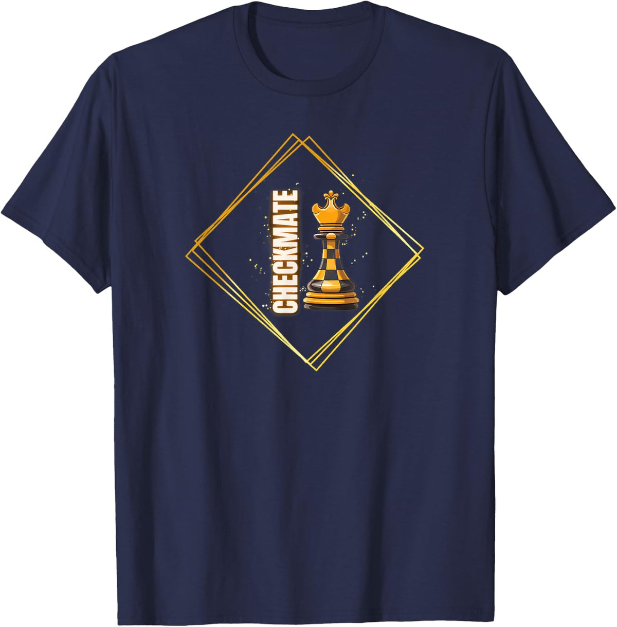 Chess T-Shirt - Navy Blue