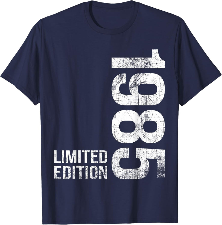 41th Birthday Gifts Men Women 40th Birthday 1985 T-Shirt - Navy Blue