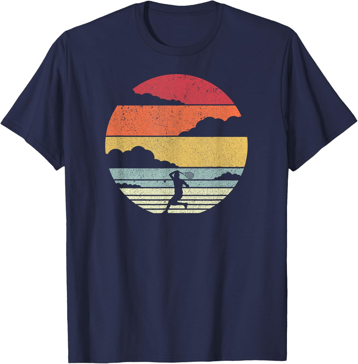 Tennis Shirt Vintage T-Shirt - Navy Blue