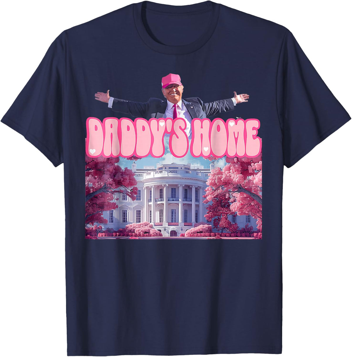 Daddy's Home T-Shirt - Navy Blue