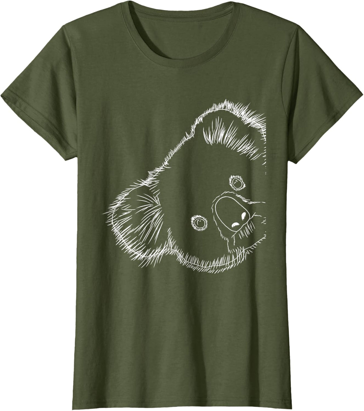 Funny Koala Bear T-Shirt - Olive Green