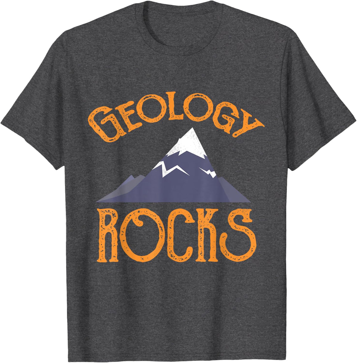 Geology Rocks T-Shirt Gem Rock Mineral Men Women - Dark Heather Grey
