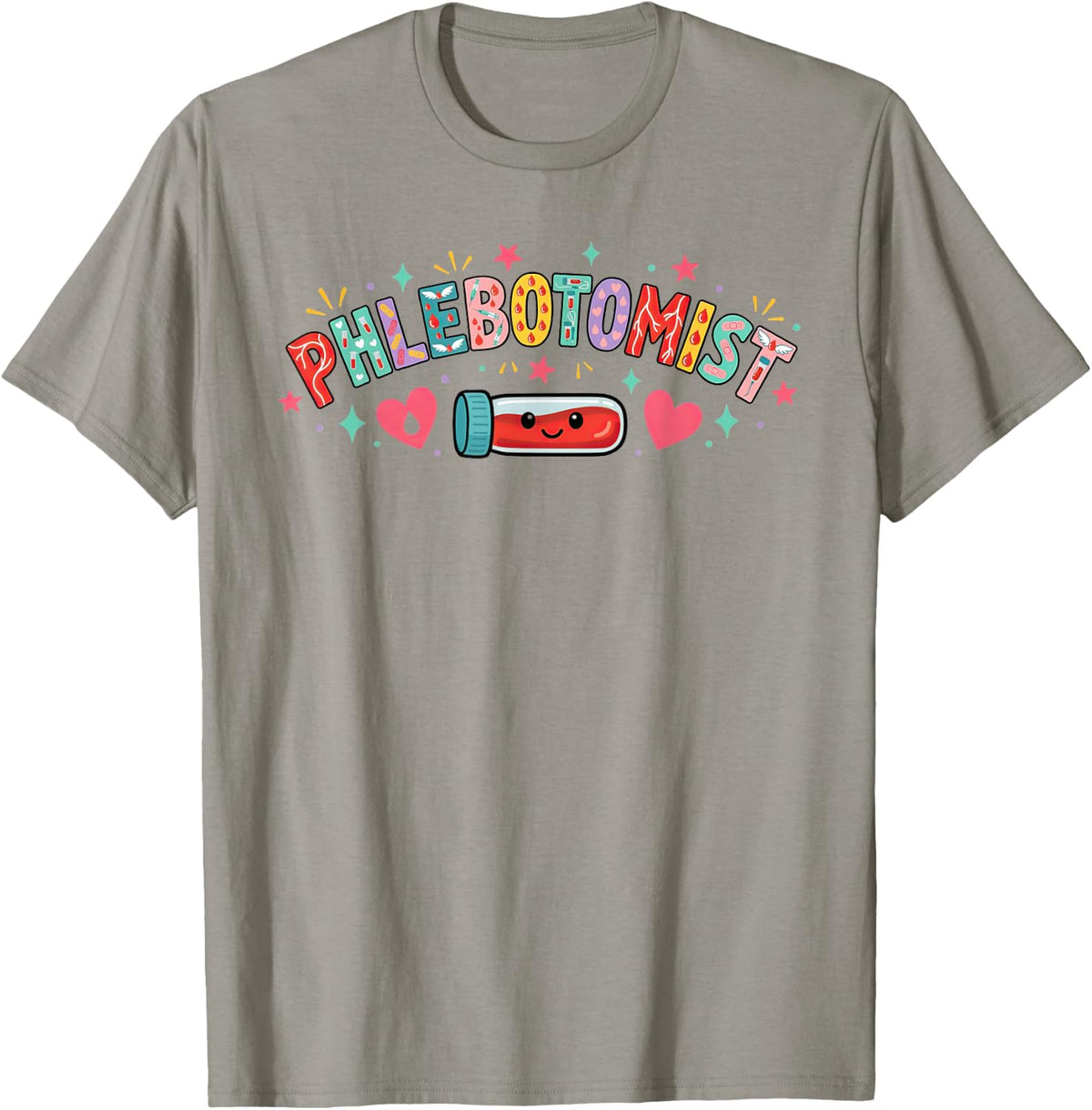 Phlebotomist Venipuncture Specialist Phlebotomy Tech T-Shirt - Slate Grey