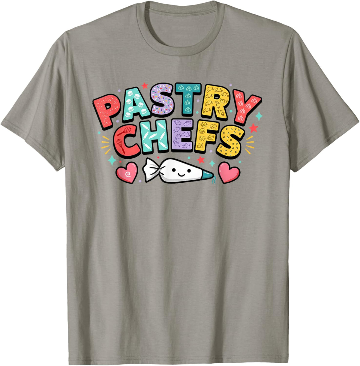 Pastry Chef Pastry Chefs Cook Patissier Patissiere Arts T-Shirt - Slate Grey