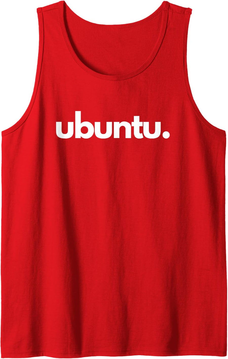Ubuntu African Philosophy Tank Top - Red