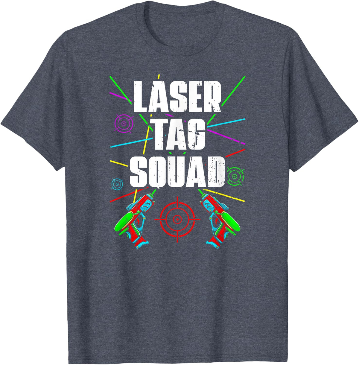 Laser Tag Squad T-Shirt - Heather Blue