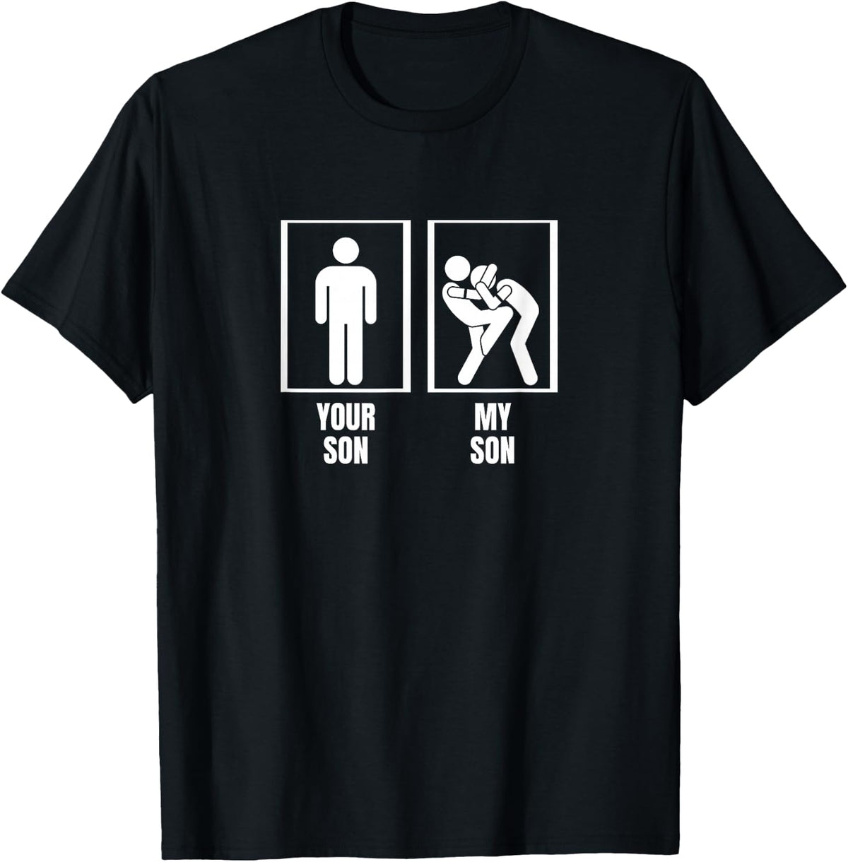Your Son My Son Dad Father Mom Mother Muay Thai T-Shirt - Black