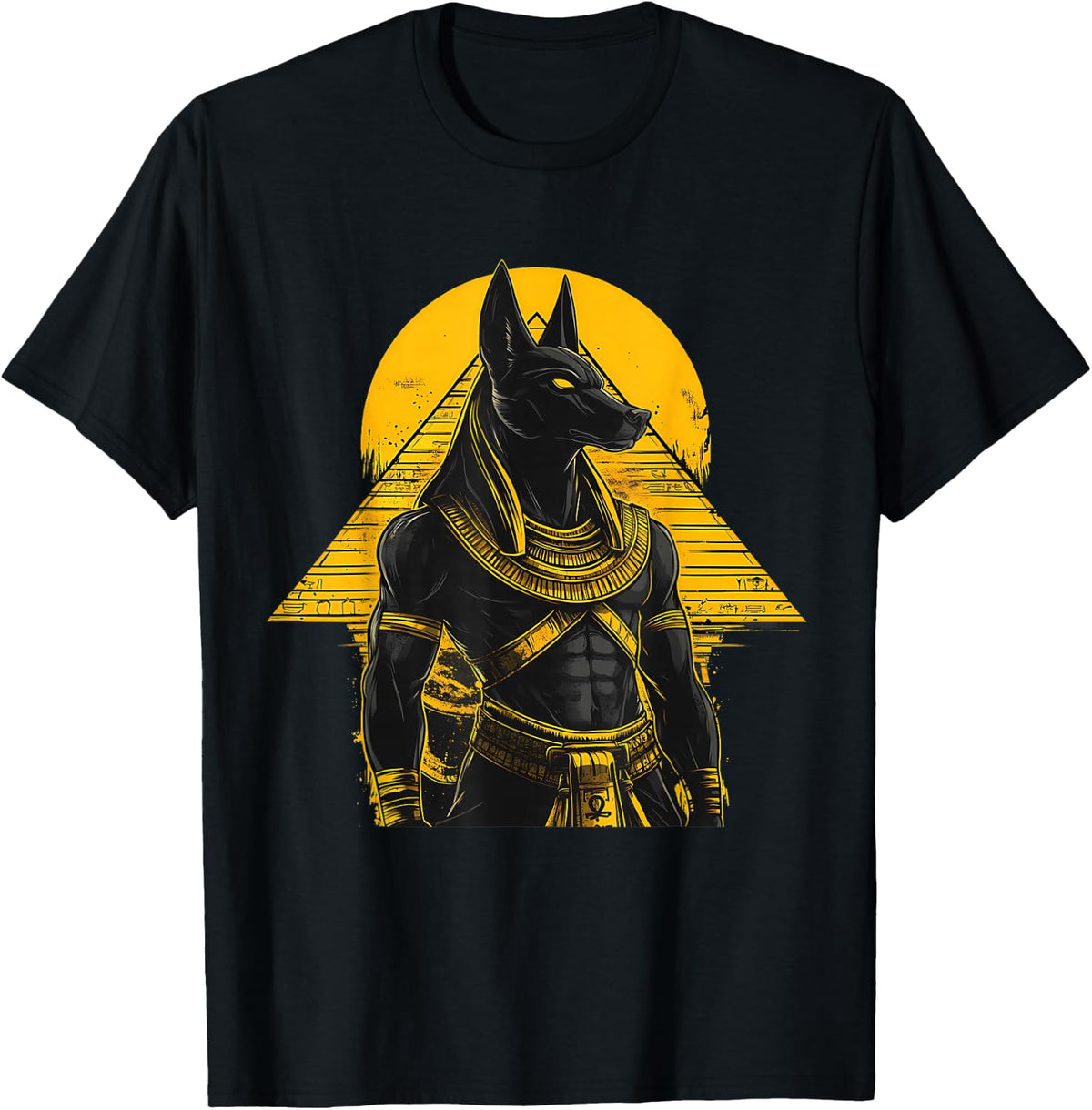 Egyptology Egypt Mythology Ancient Egypt Anubis Egyptian God T-Shirt - Black