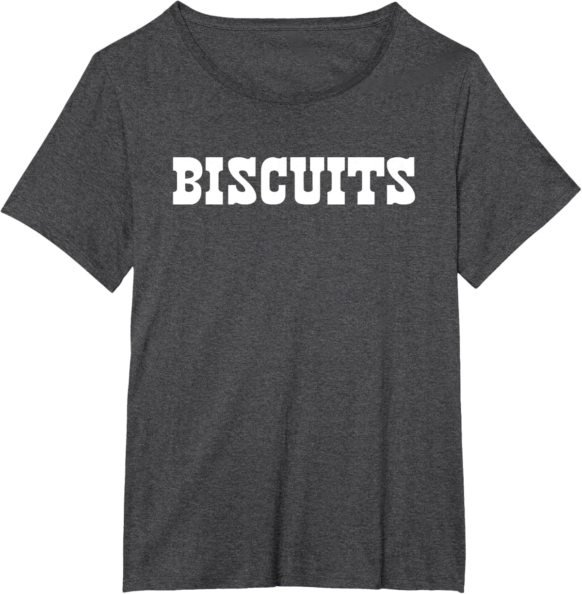 Biscuits and Gravy Funny Country Couples Design T-Shirt - Dark Heather Grey