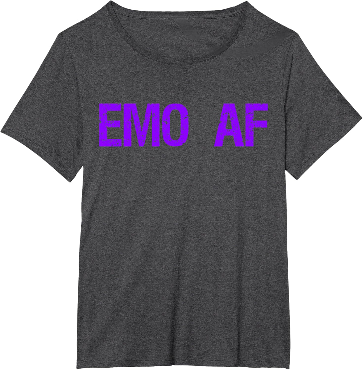 Emo AF - Punk Rock T-Shirt - Dark Heather Grey