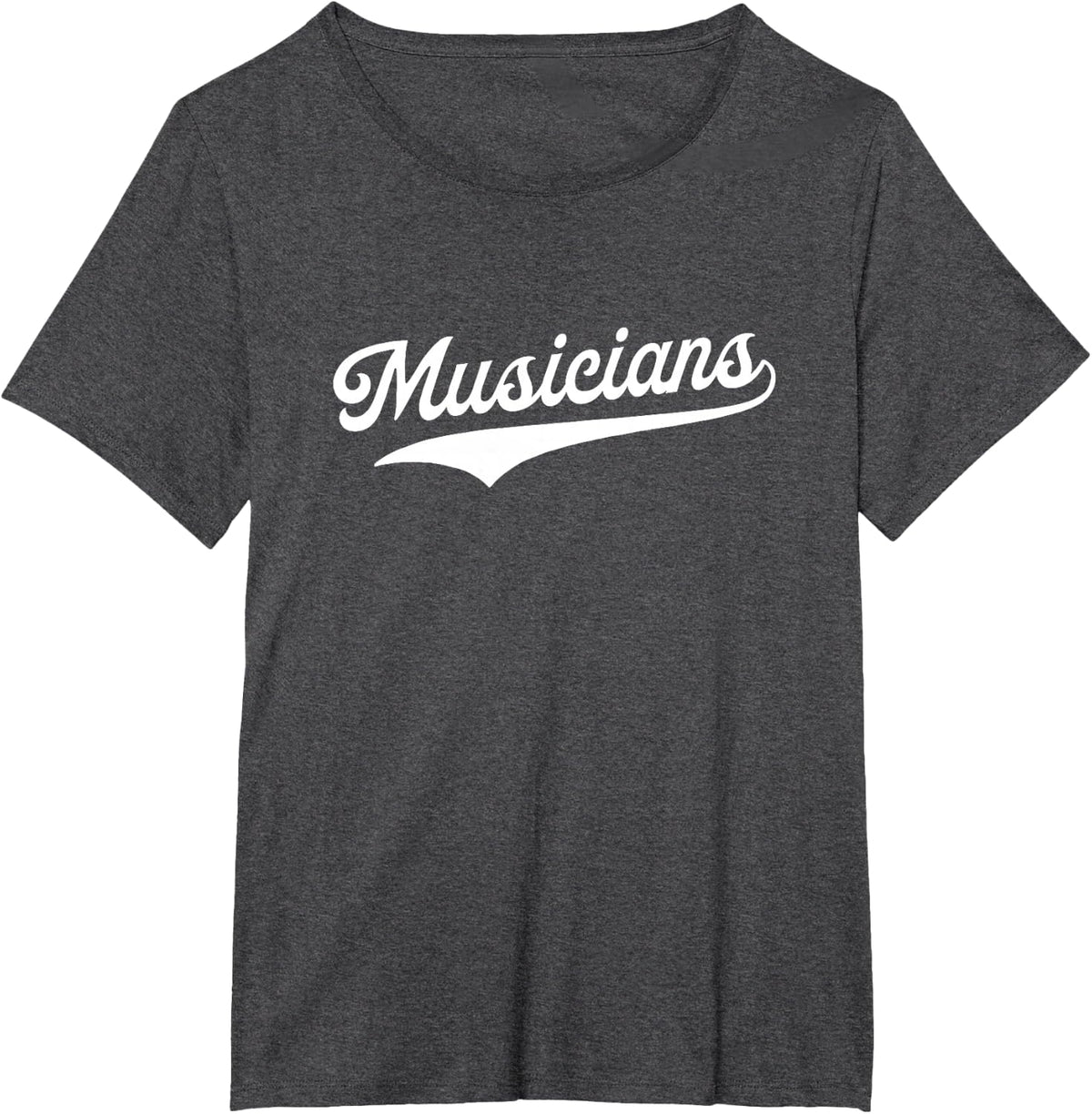Musicians - Retro University Aesthetic Sports T-Shirt - Dark Heather Grey