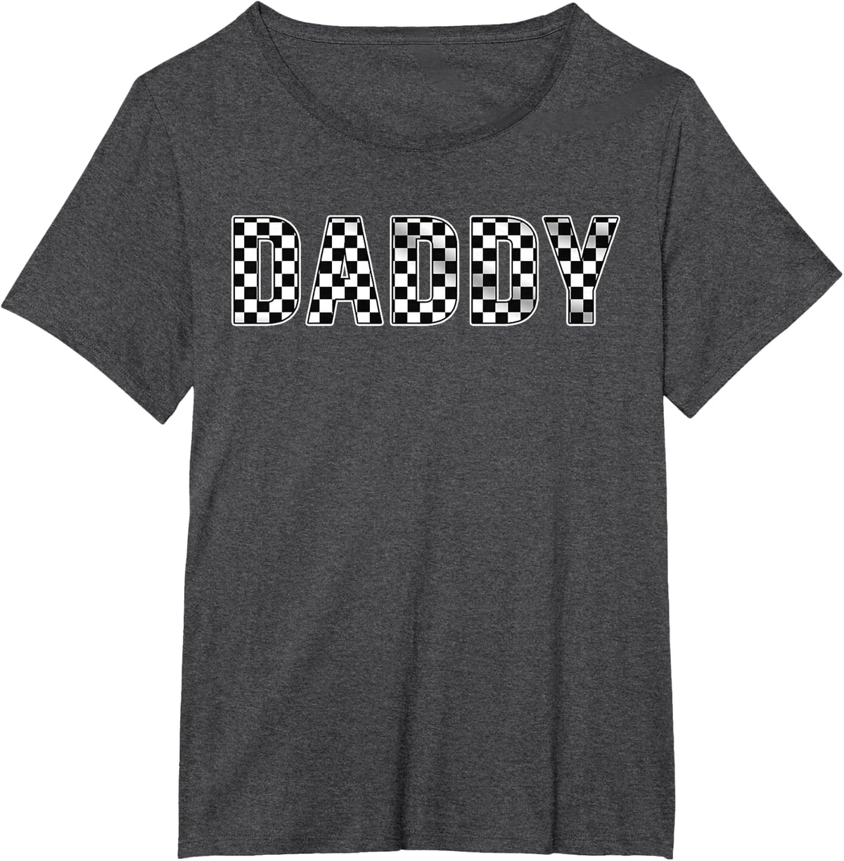 Pit Crew Daddy Racing Car Family Matching Birthday Party T-Shirt - Dark Heather Grey