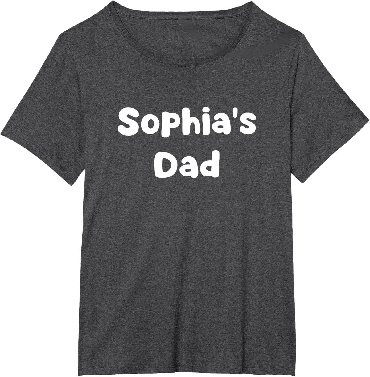 Sophia's Dad T-Shirt - Dark Heather Grey