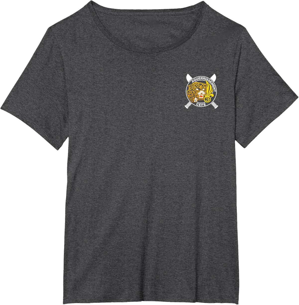 French Legion Etrangere CEFE Jungle Warfare Training T-Shirt T-Shirt - Dark Heather Grey