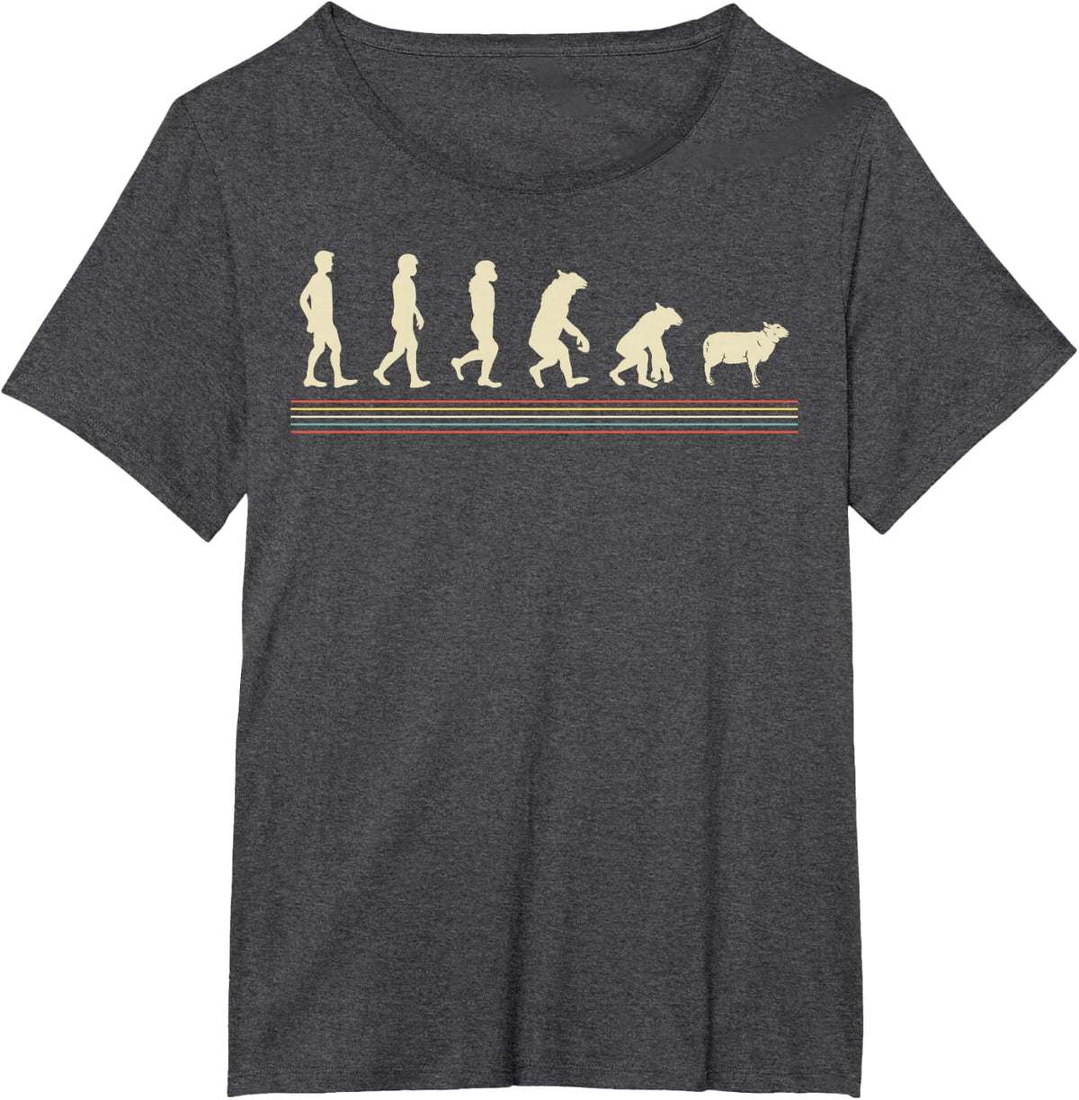 Conspiracy Theorist, Sheep, Shepherd T-Shirt - Dark Heather Grey