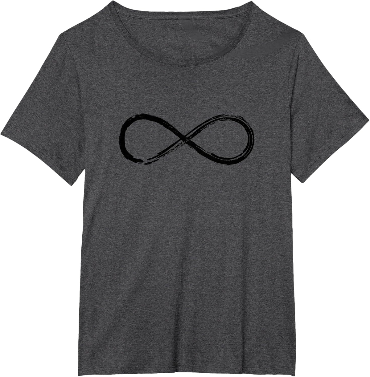 Eternity, infinity, lemniscate, figure eight, love, symbol T-Shirt - Dark Heather Grey