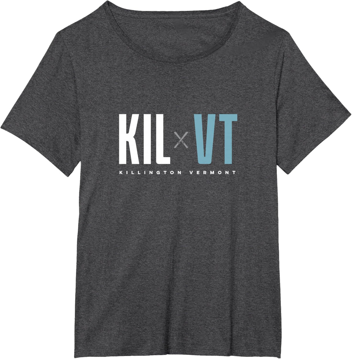 Killington Vermont Graphic Ski T-Shirt - Dark Heather Grey