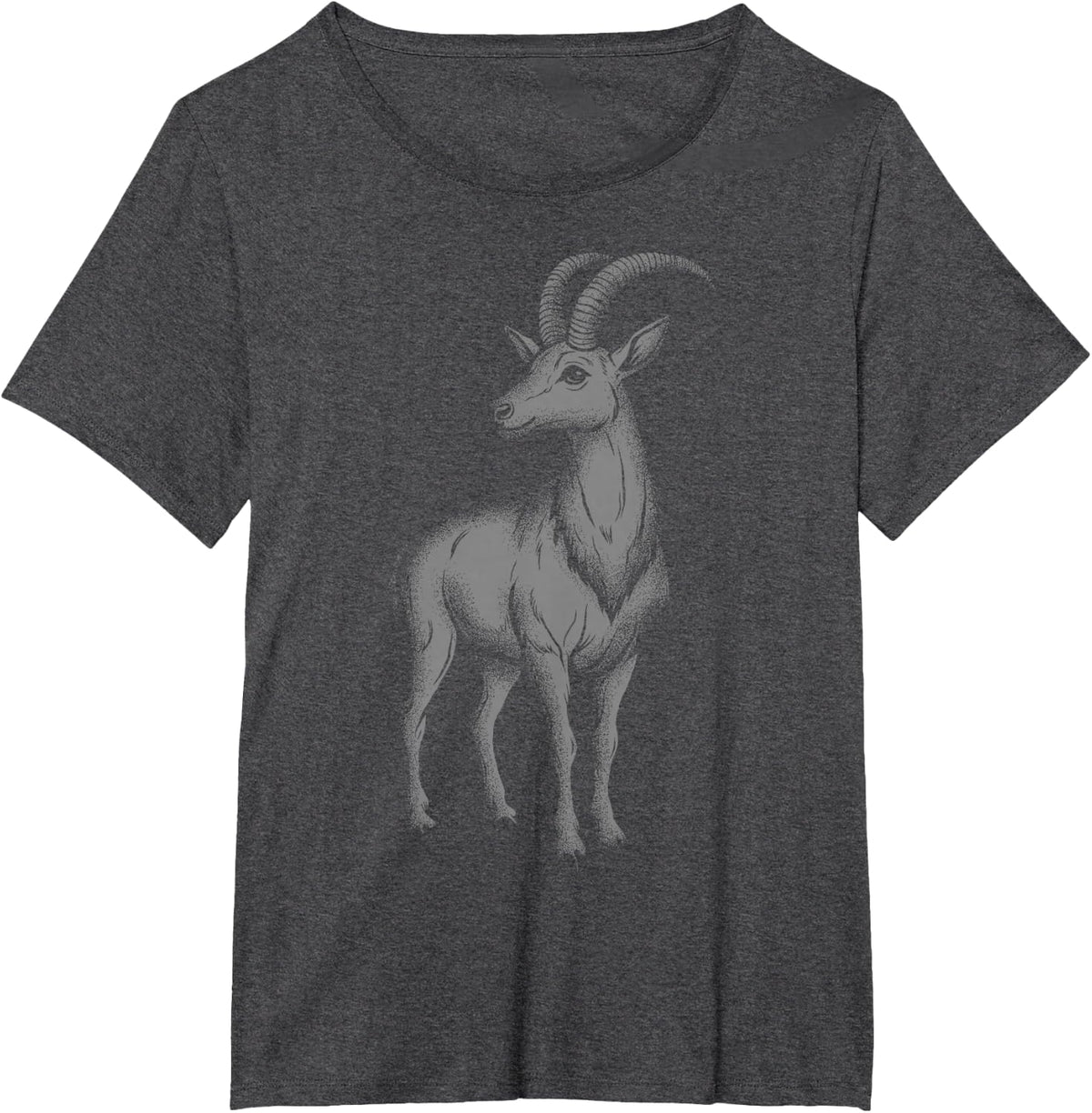 Gray Gazelle T-Shirt - Dark Heather Grey