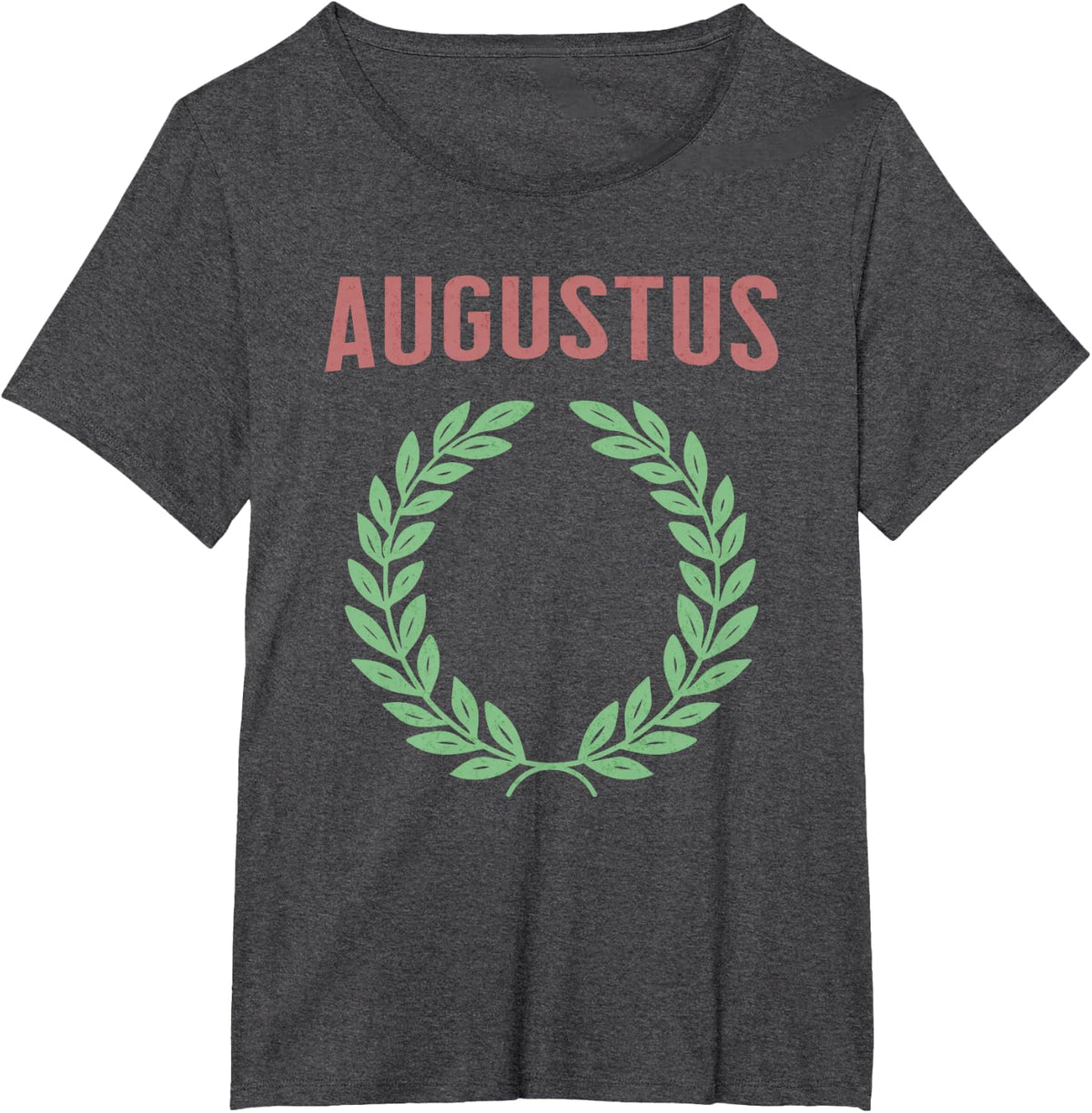 Augustus Roman Emperor Ancient Rome T-Shirt - Dark Heather Grey