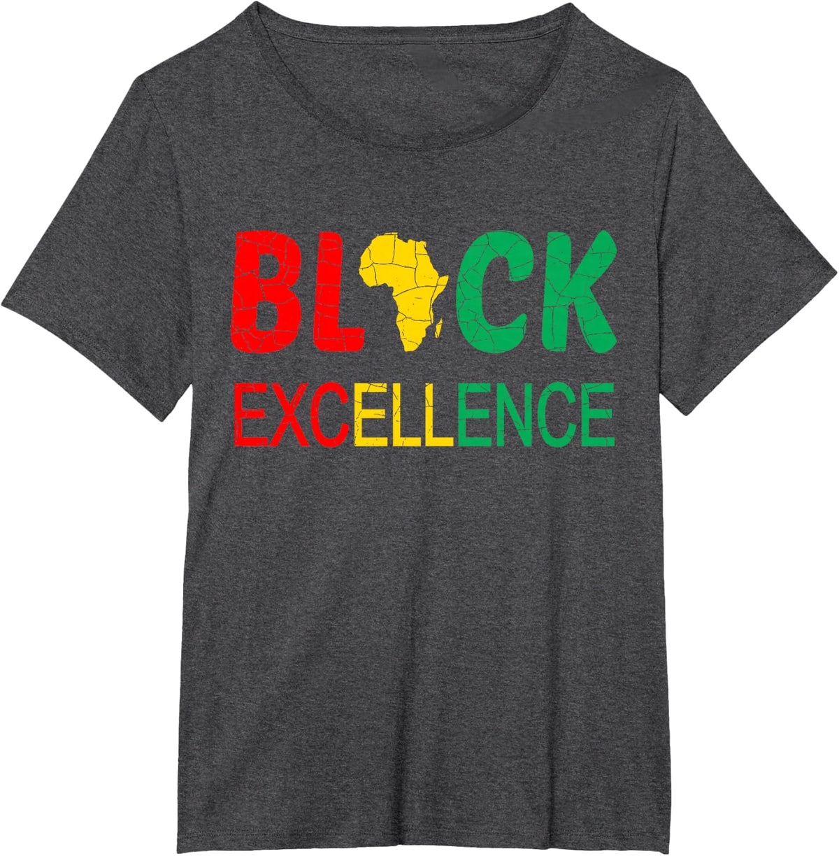 Black Excellence Black History Month BHM Men Woman kids T-Shirt - Dark Heather Grey