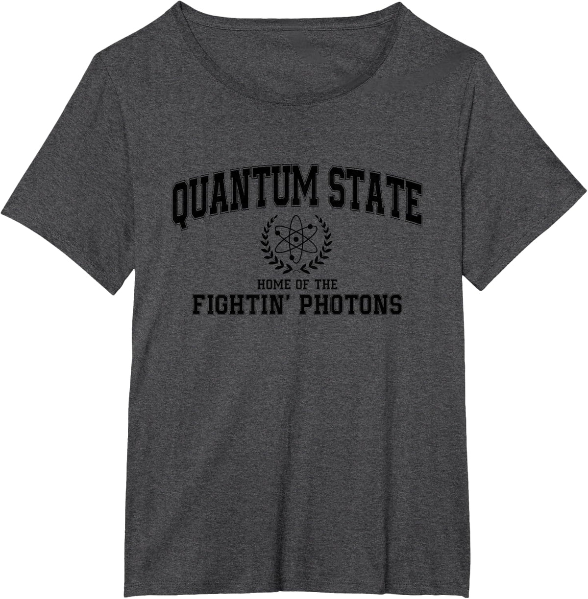 Quantum State, Home of Fighting Photons T-Shirt - Dark Heather Grey