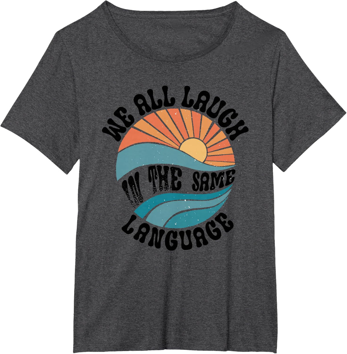 Multilingual Teacher Linguist Language ESL Teaching T-Shirt - Dark Heather Grey
