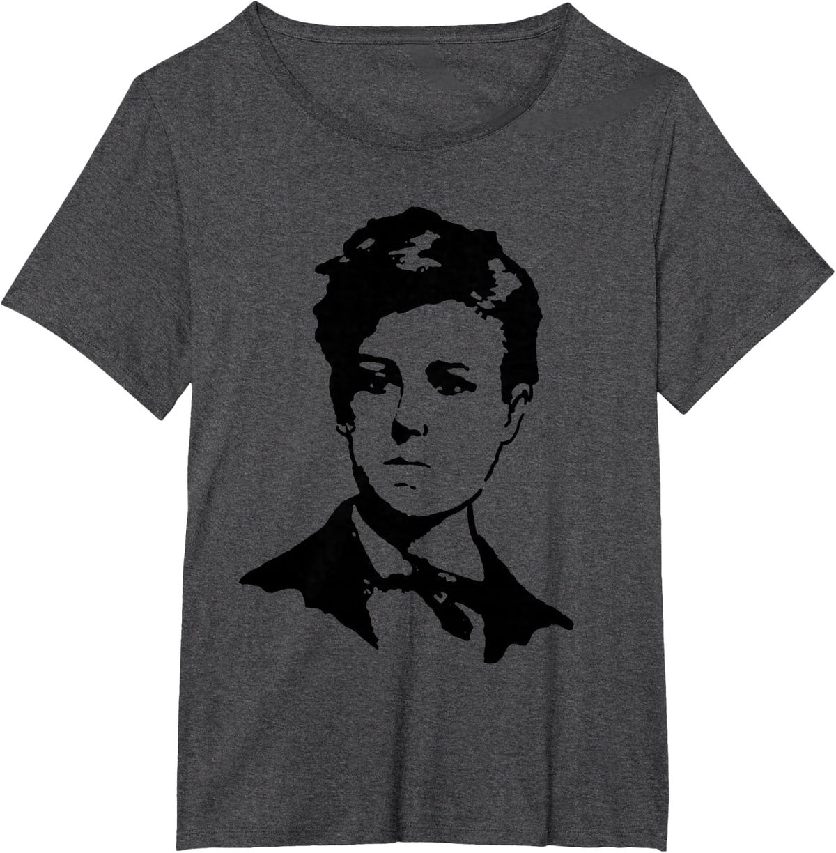Arthur Rimbaud TShirt Tee Shirt T-Shirt T-Shirt - Dark Heather Grey