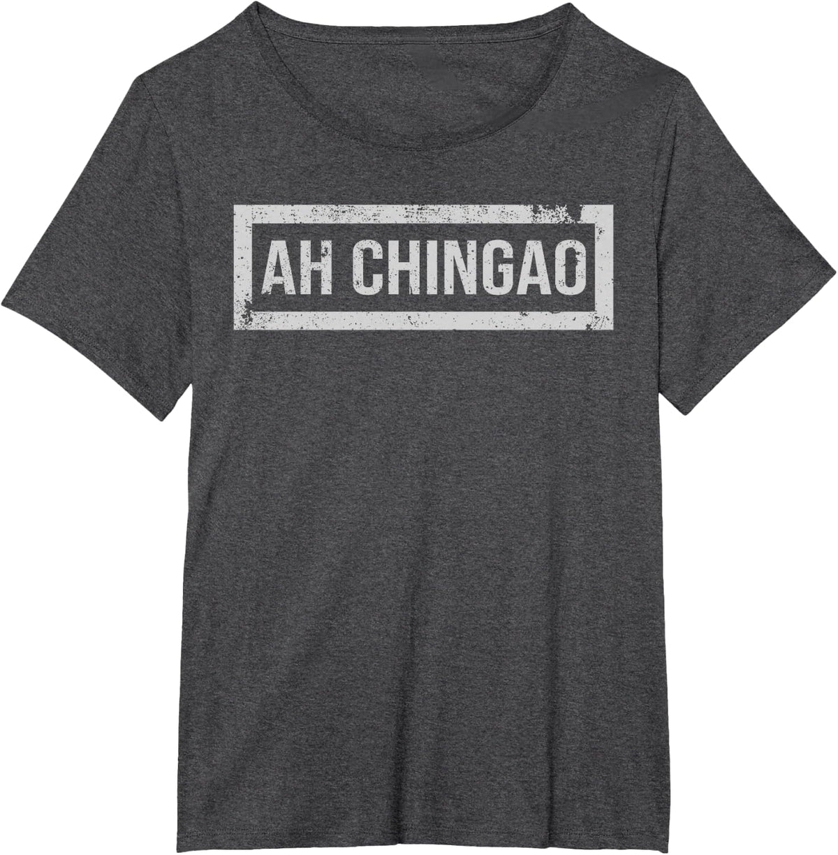 Ah Chingao Funny Mexican Spanish Pun Mexico Latin Humor Joke T-Shirt - Dark Heather Grey