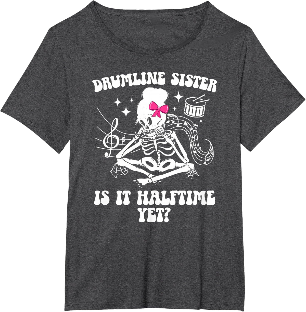 Drumline Sister Groovy Drumline Sis T-Shirt - Dark Heather Grey