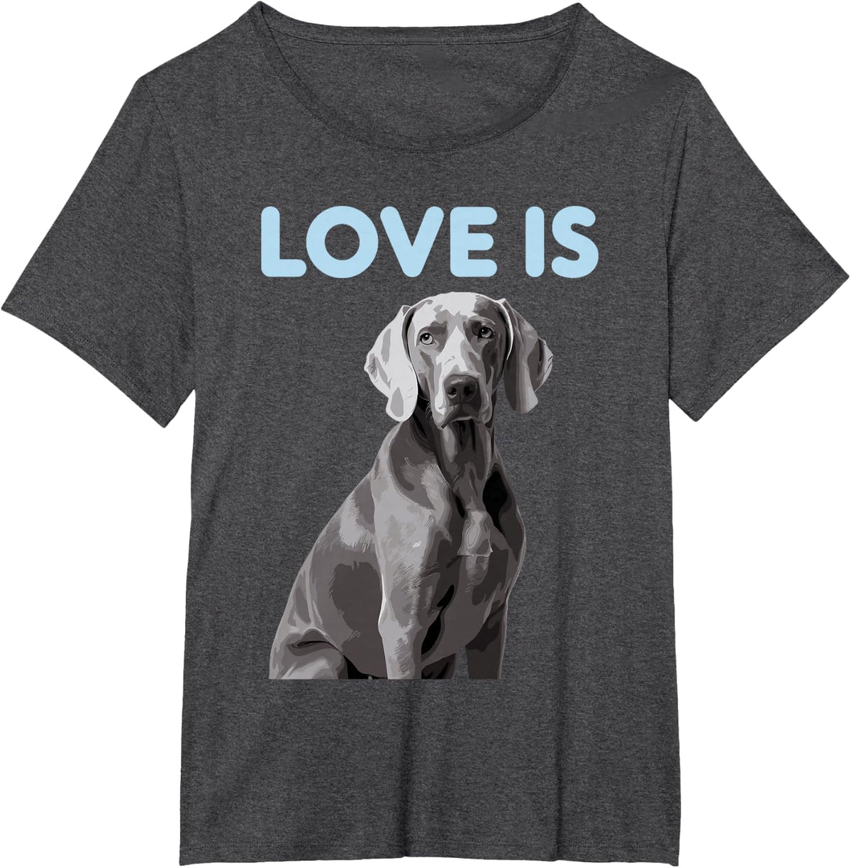 Funny Weimaraner Design for Men Women Weimaraner Lovers T-Shirt - Dark Heather Grey