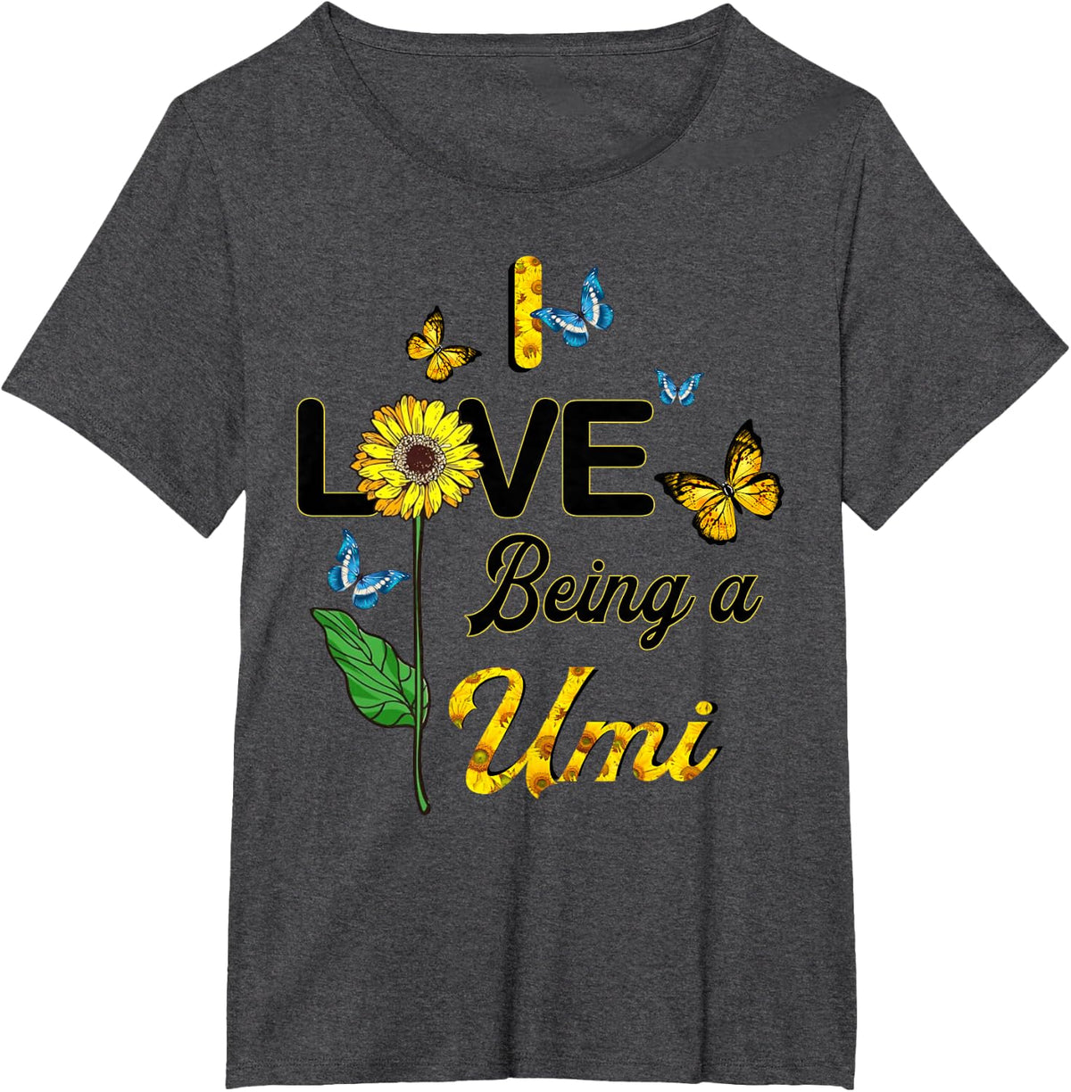 Mother's Day, I Love Being a Umi tshirt, Mother's Day tee T-Shirt - Dark Heather Grey