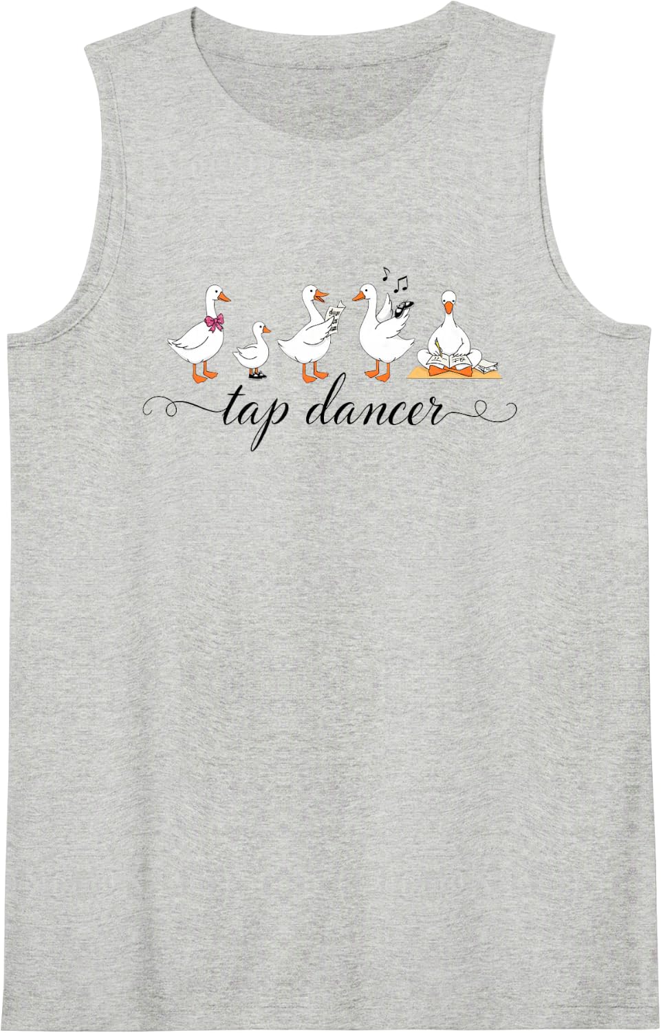 Tap Dancer Tap Dancing Tap Dance Dancer Sleeveless Tank Top - Heather Grey