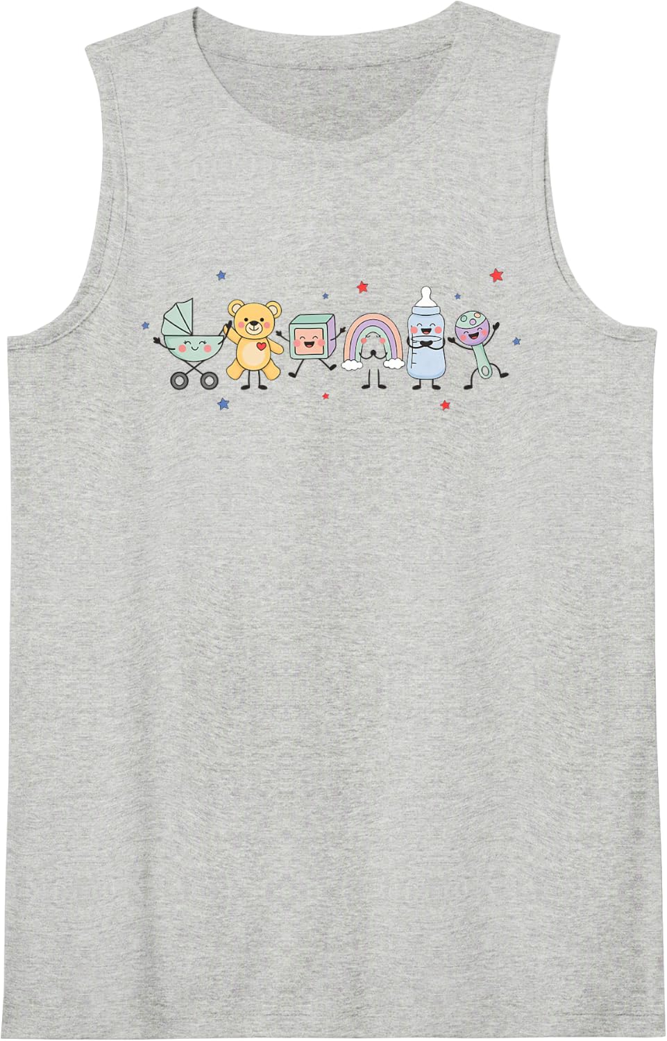 Nanny Au Pair Manny Babysitter Childcare Babysitting Tank Top - Heather Grey