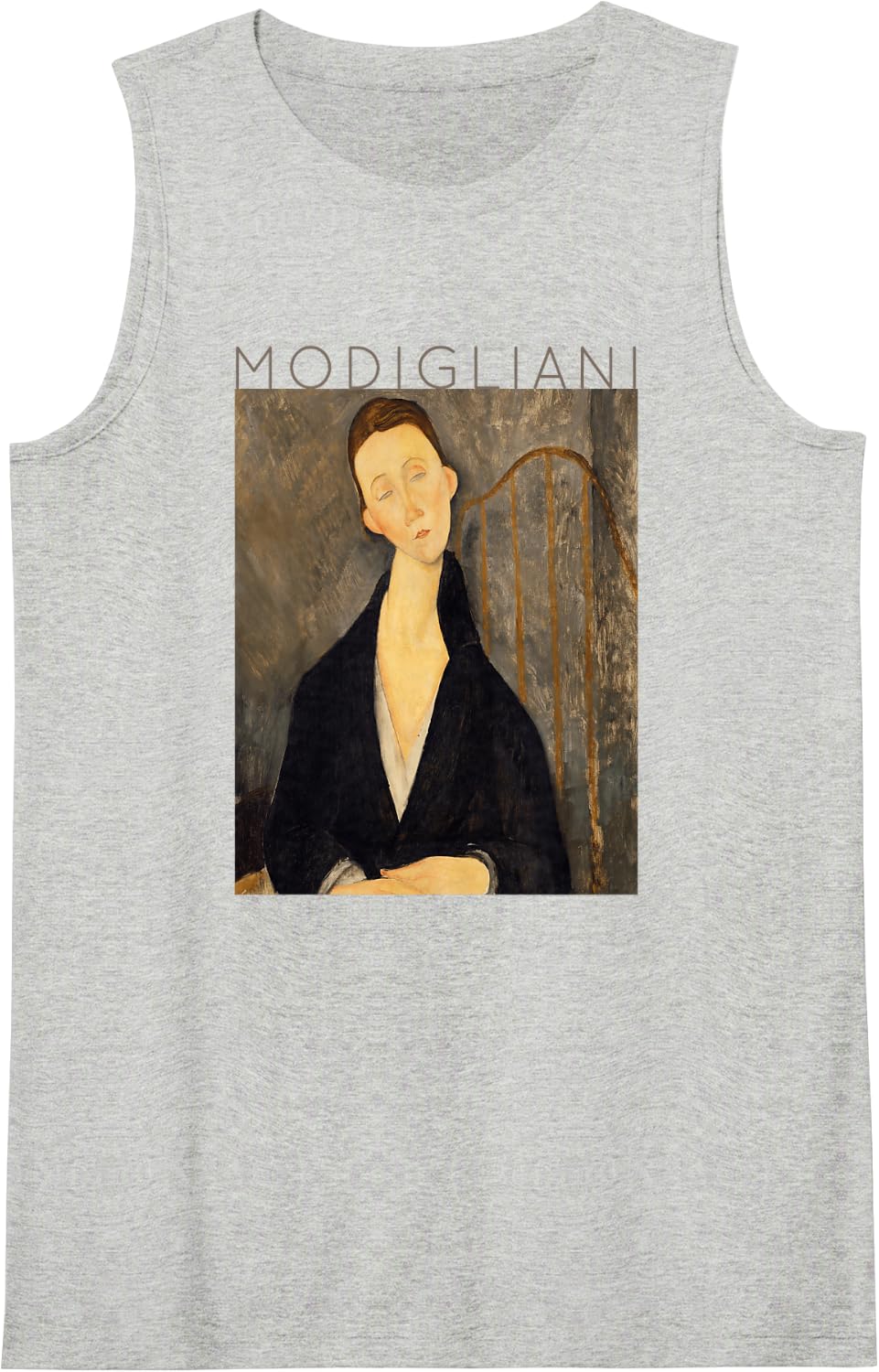 Lunia Czechowska - à la robe noire Amedeo Modigliani Sleeveless Tank Top - Heather Grey