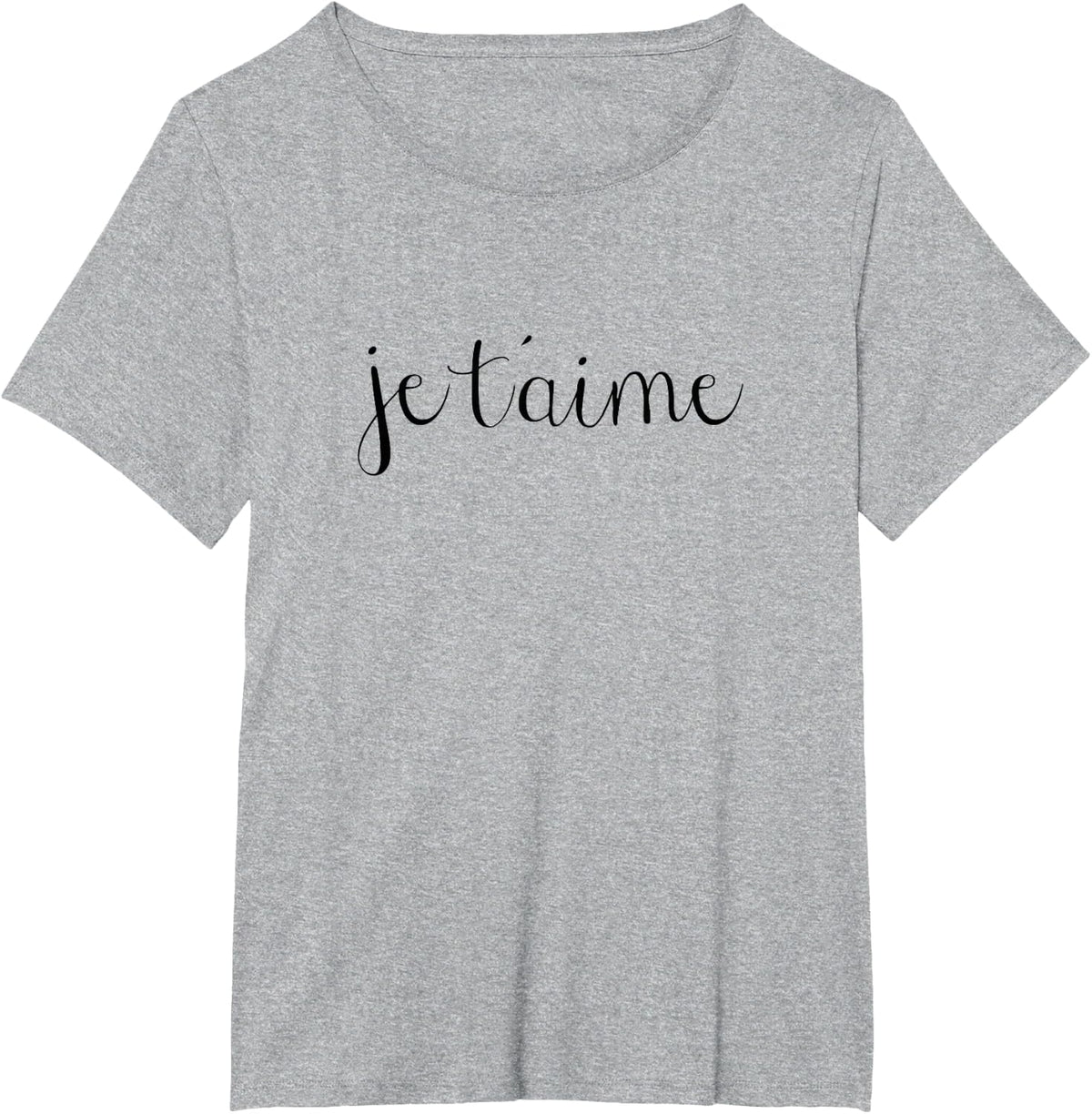 Je taime T-Shirt - Heather Grey