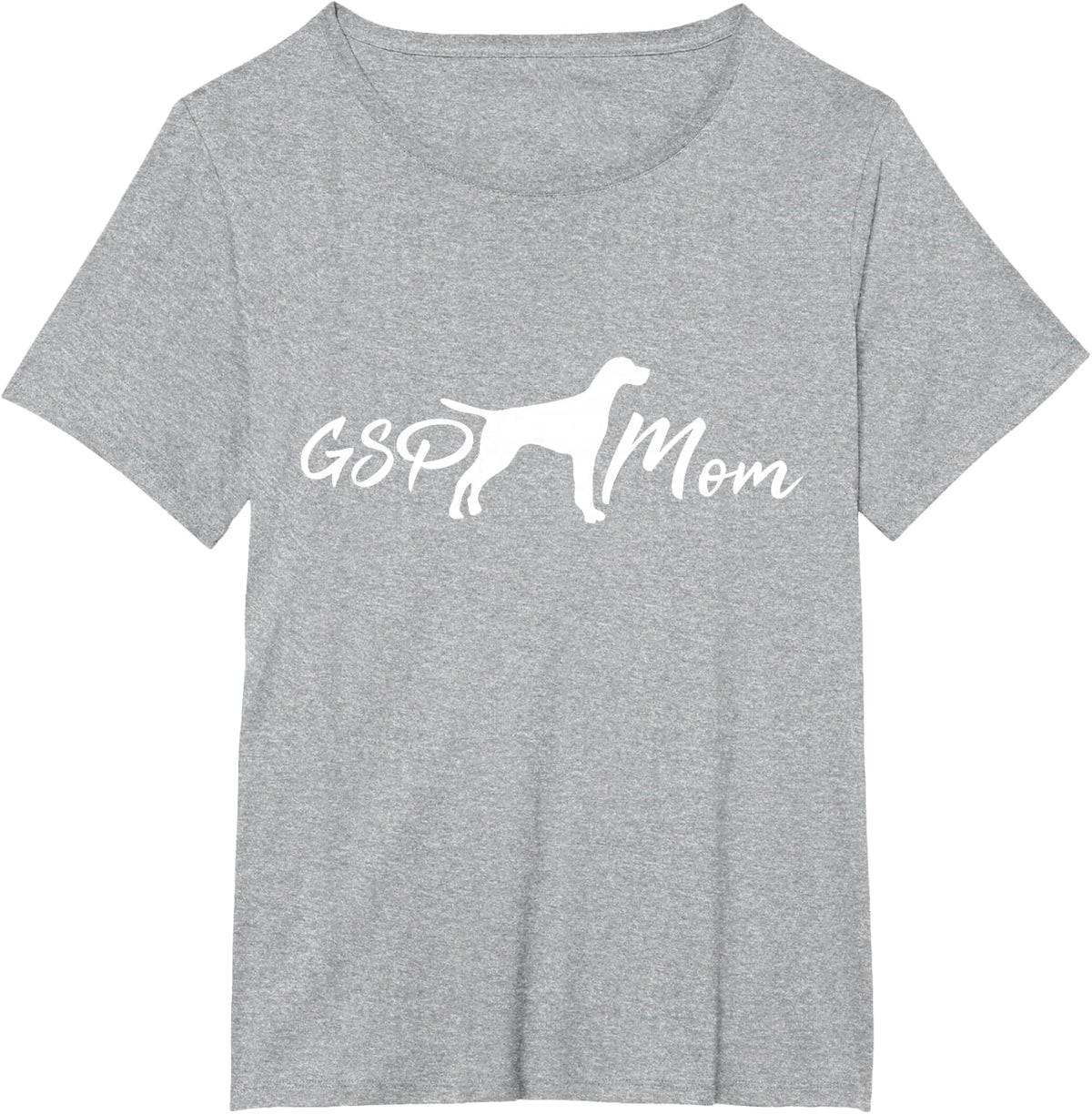 German Shorthair Pointer GSP MOM Mother T-Shirt - Heather Grey