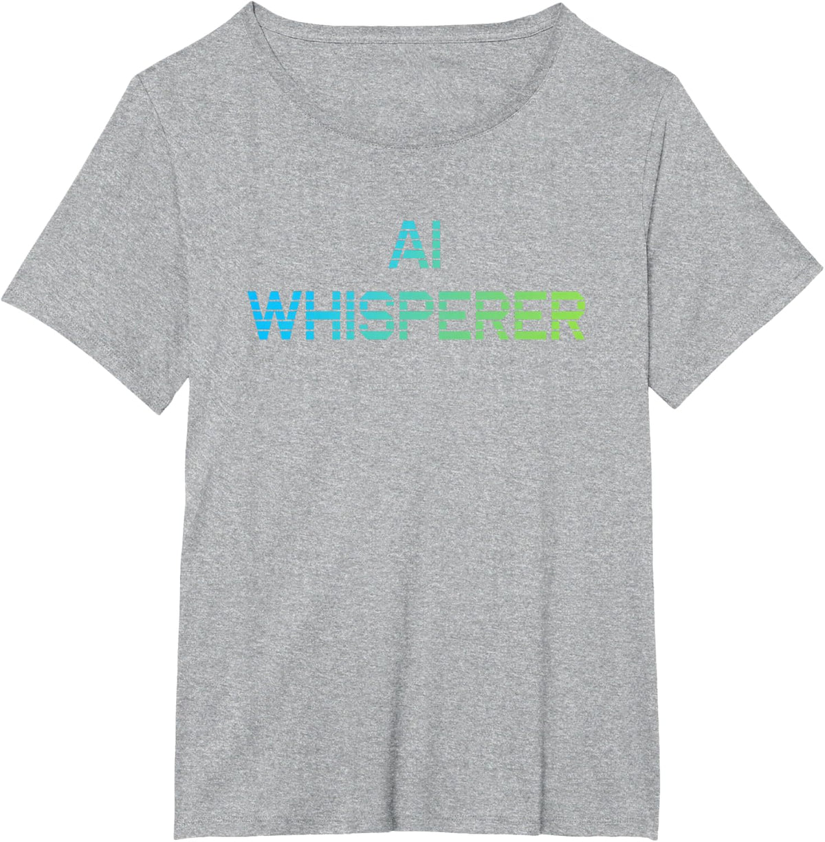 AI Whisperer Stem Funny AI Engineer Programmer Tech Fan T-Shirt - Heather Grey