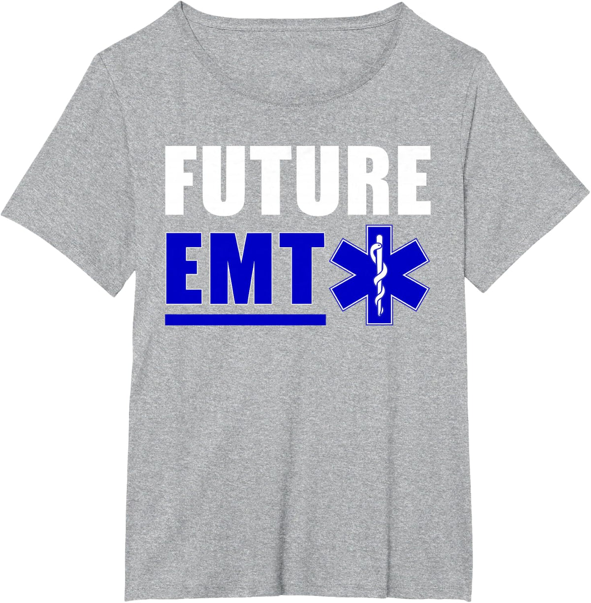 Future EMT Gift for Paramedics and EMS Technician T-Shirt - Heather Grey