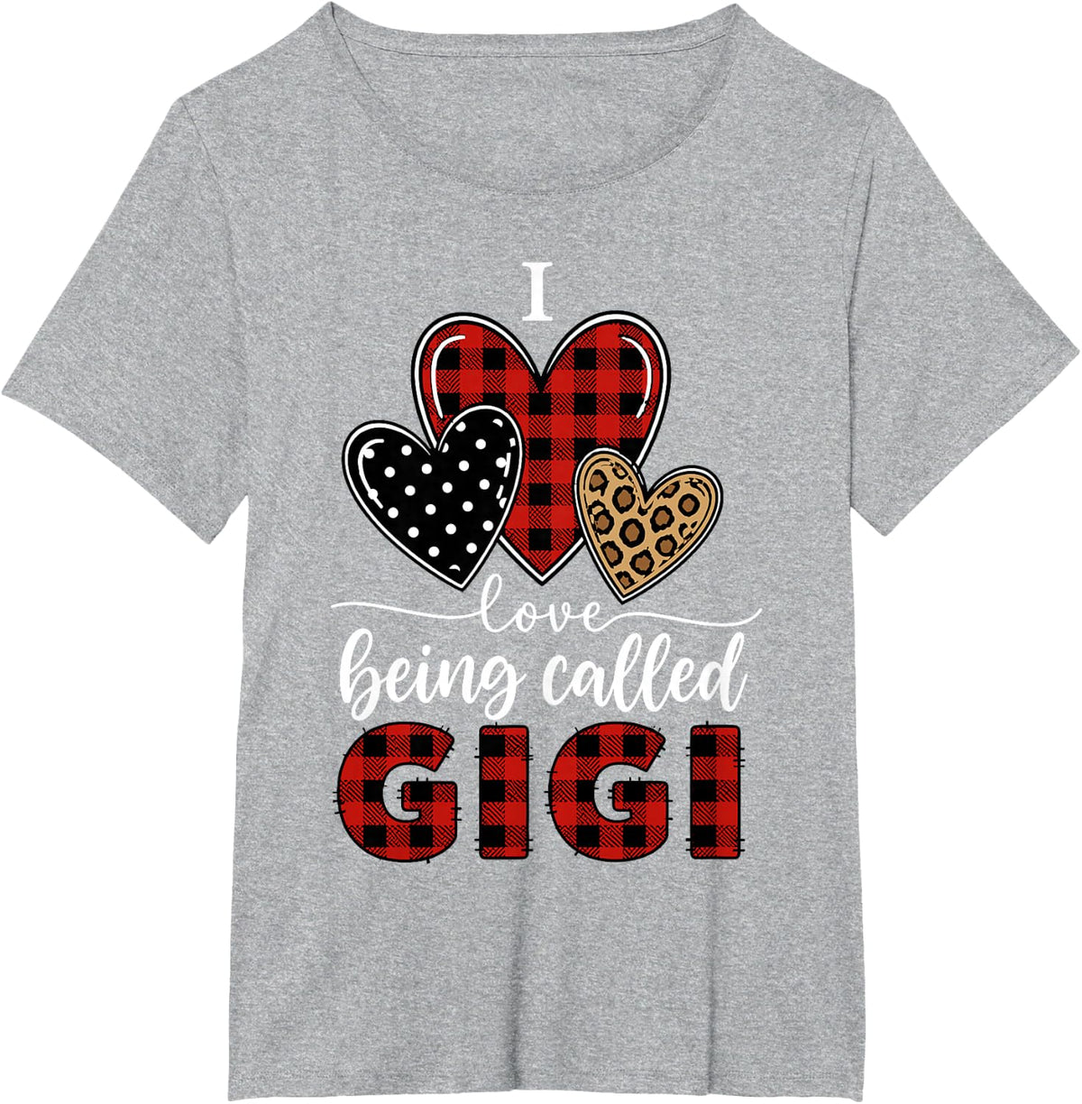 Love Being A Gigi Design for Grandma Nana Women Gigi Nana T-Shirt - Heather Grey