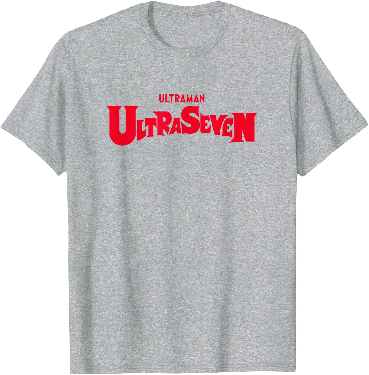 ULTRASEVEN English Title Logo T-Shirt - Heather Grey
