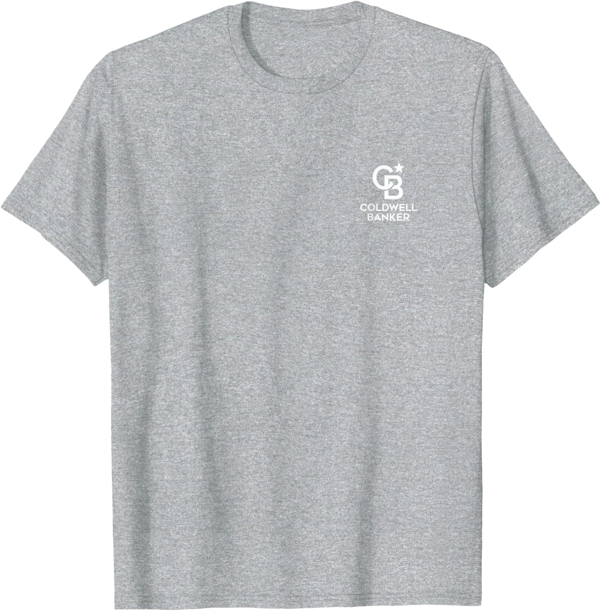 Coldwell Banker - Small White Full Logo T-Shirt - Heather Grey