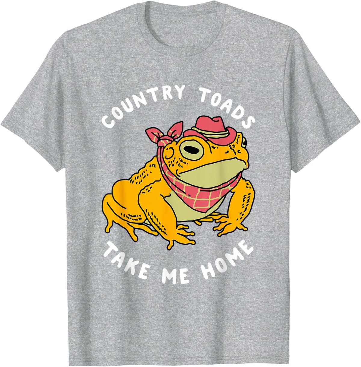Country Toads Take Me Home Apparel T-Shirt - Heather Grey