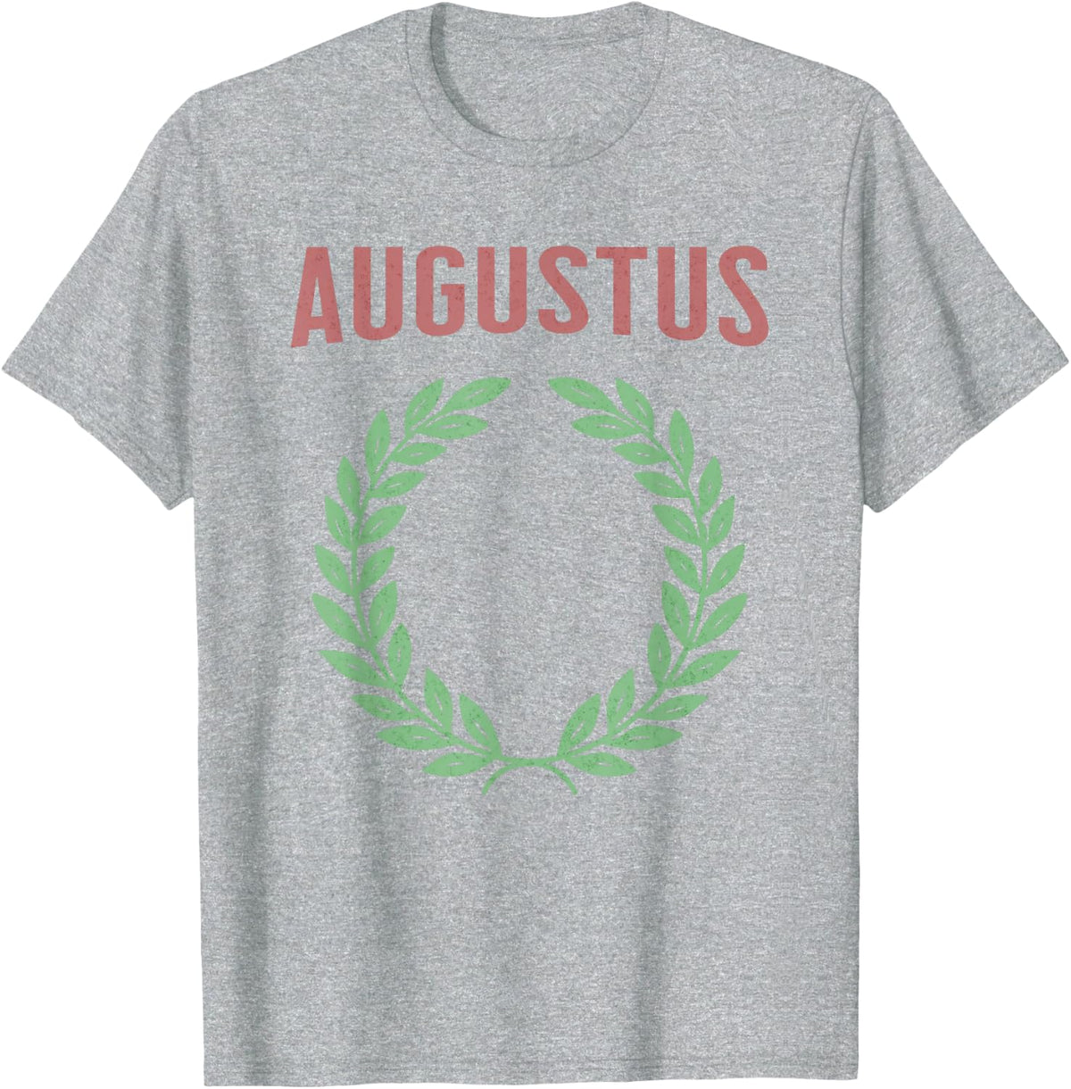 Augustus Roman Emperor Ancient Rome T-Shirt - Heather Grey