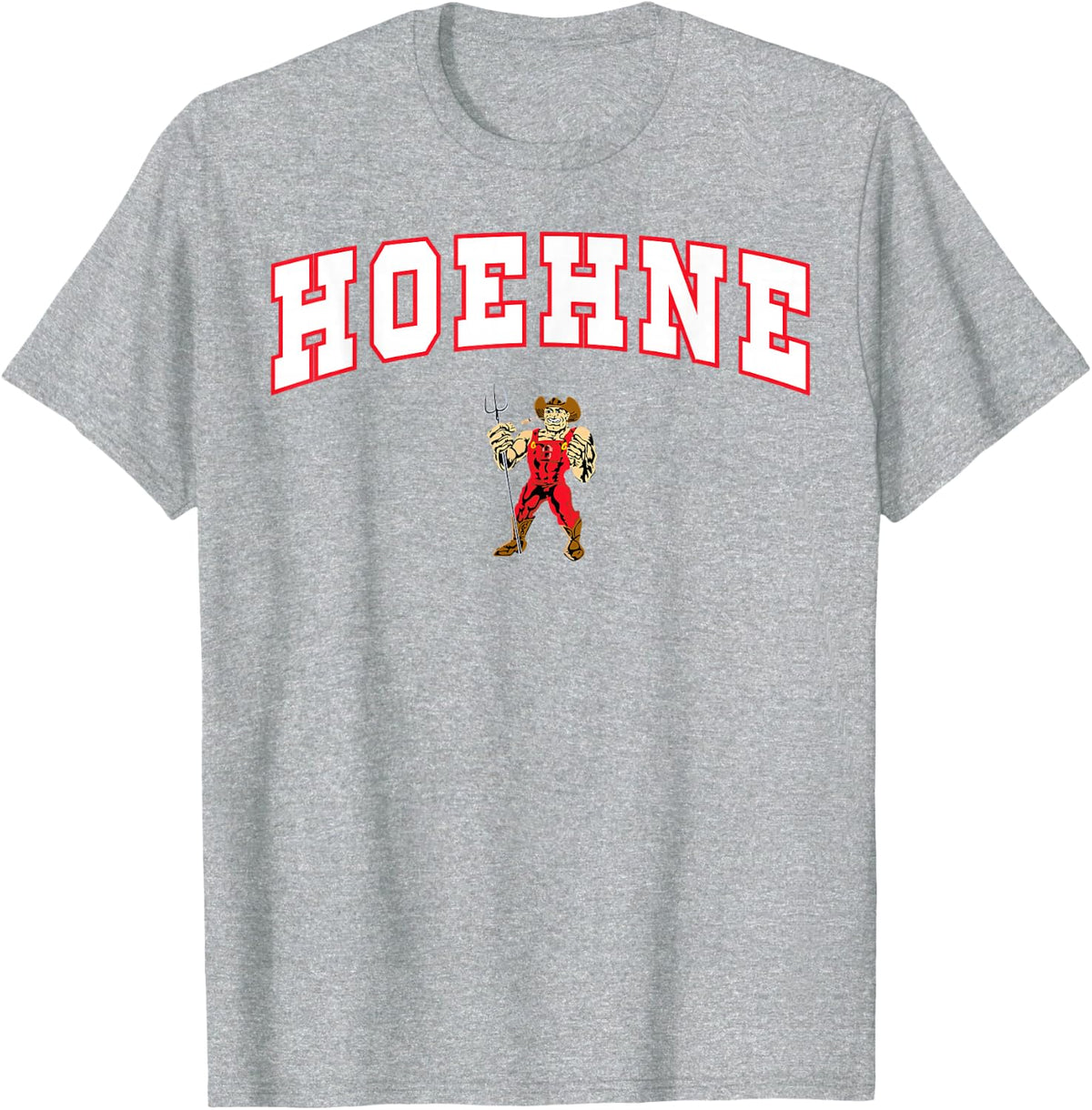 Hoehne High School Farmers T-Shirt C2 T-Shirt - Heather Grey