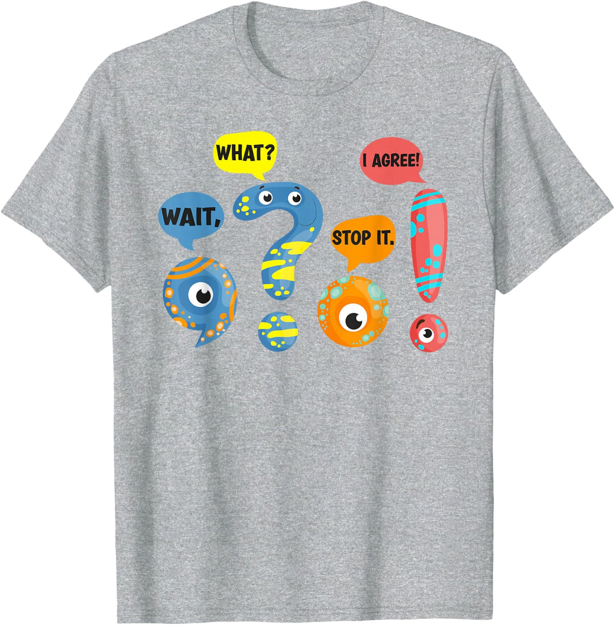 Funny ELA Teacher ELA Teaching English Language Arts Teacher T-Shirt - Heather Grey