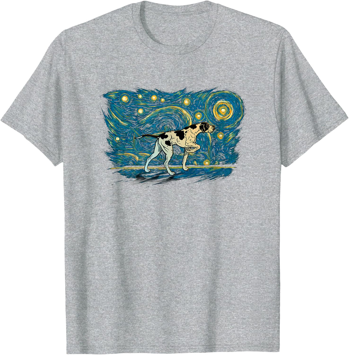Retro Vintage English Hand T-Shirt - Heather Grey