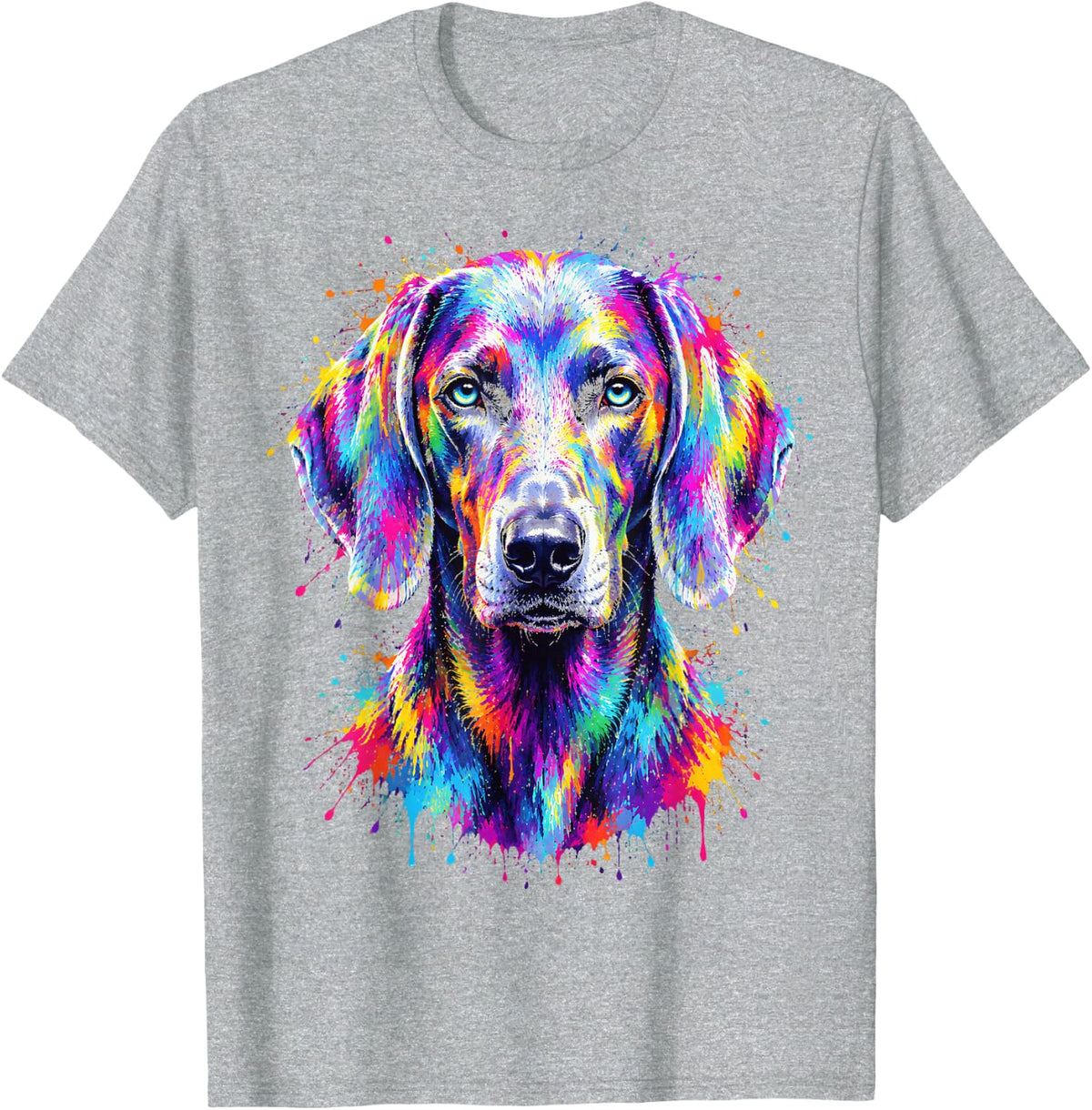 Weimaraner Dog Lover T-Shirt - Heather Grey