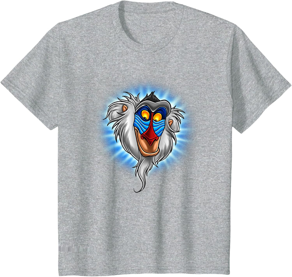 Disney The Lion King Rafiki Shining Portrait T-Shirt - Heather Grey